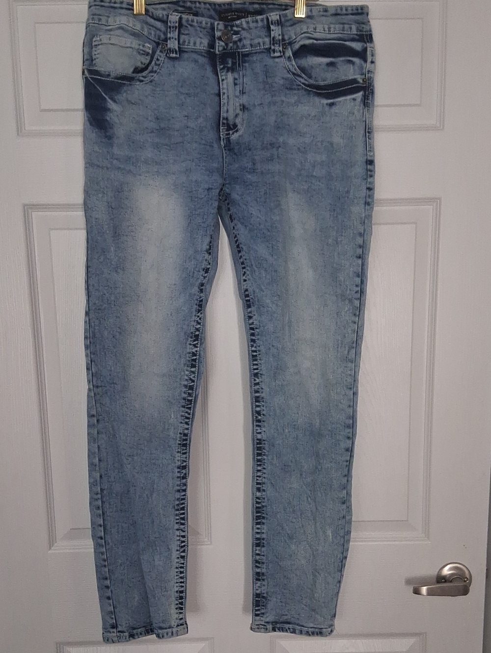 Stitches Light Blue Slim Straight Men’s Jeans